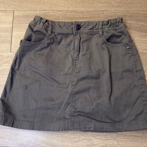 Chic Olive Mini Skirt